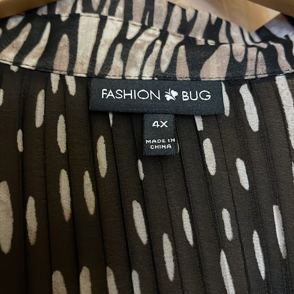 Animal Print Size 4X EUC - Picture 8 of 12